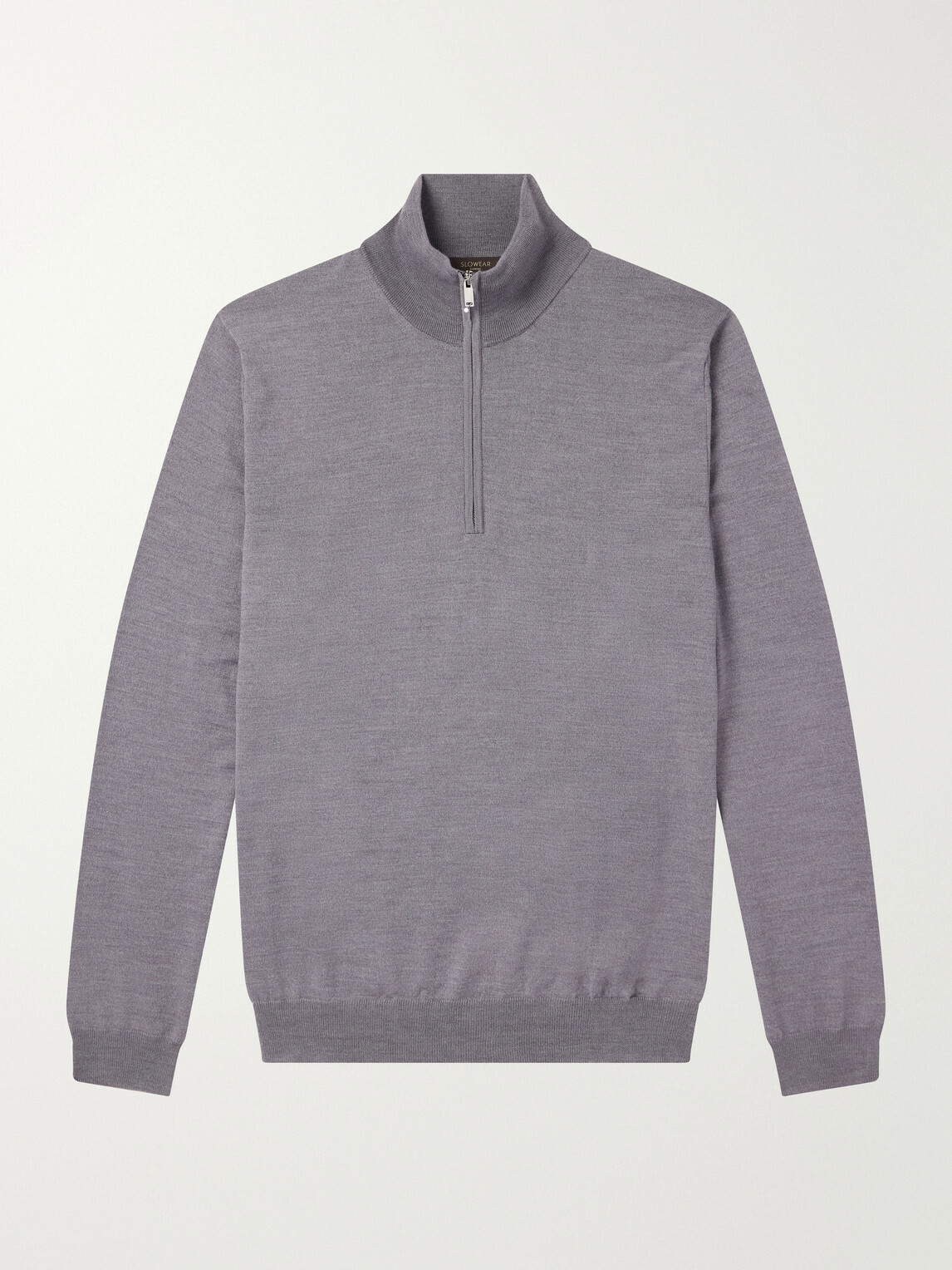 Slowear - Zanone Flexwool Half-Zip Sweater - Gray