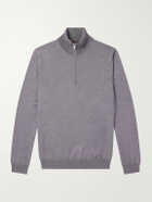 Slowear - Zanone Flexwool Half-Zip Sweater - Gray