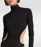 Wolford x N21 cutout turtleneck bodysuit