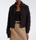 Emilia Wickstead Brinkley cable-knit wool cardigan
