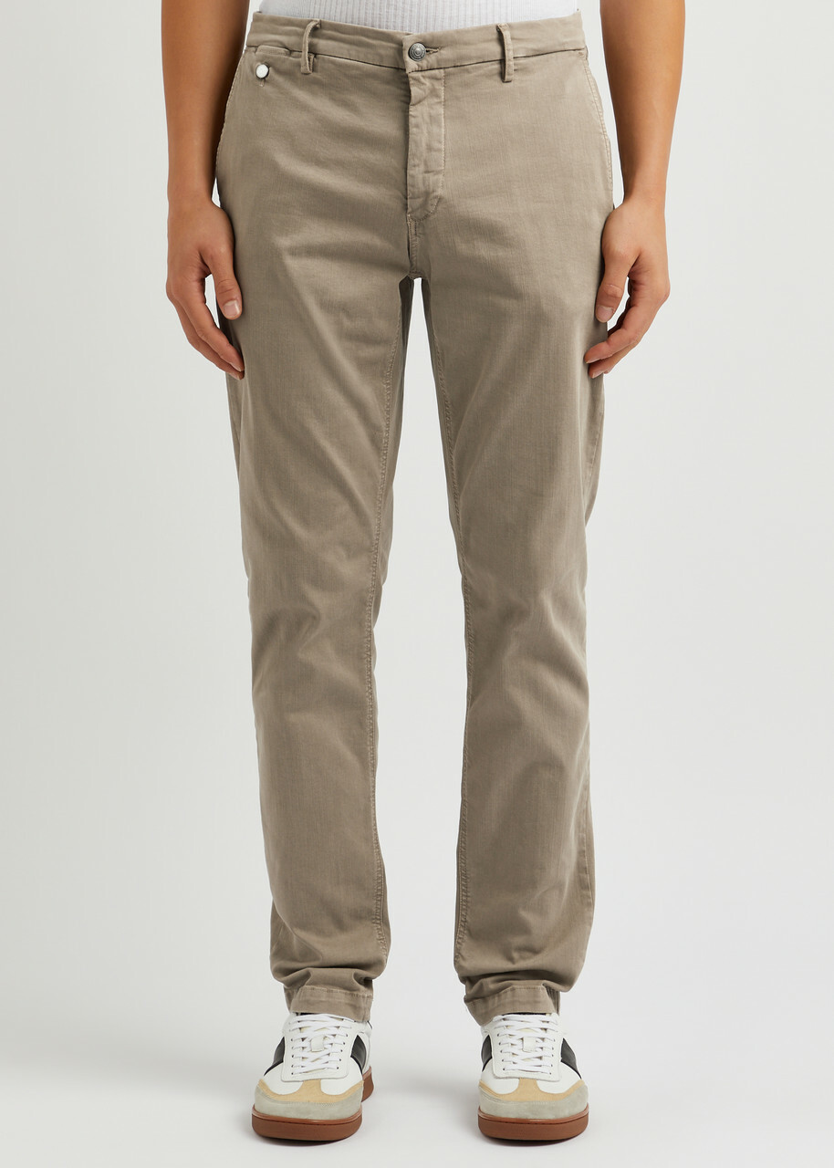 Replay Benni Hyperflex X,lite Cotton-blend Chinos Beige