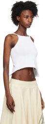 TheOpen Product White Vented Tank Top