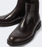 Canali Leather Chelsea boots