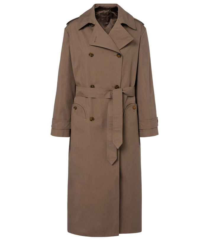 Photo: Blazé Milano Assel cotton-blend trench coat