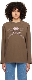 Kijun Brown Sunshine Long Sleeve T-Shirt