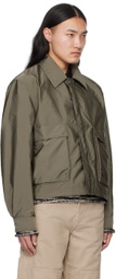 Filippa K Taupe Boxy Jacket