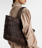 Rixo Leather tote bag