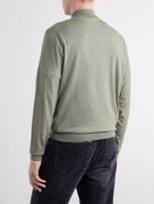 Peter Millar - Excursionist Merino Wool-Blend Jersey Half-Zip Sweater - Green