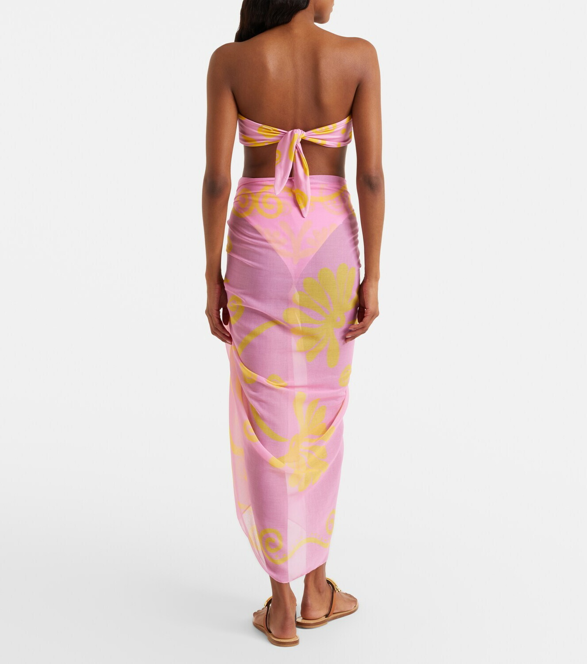 Cala de la Cruz Luana printed beach cover-up