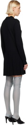 Sandy Liang Black Hague Minidress