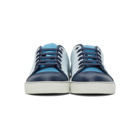 Lanvin Blue Suede DBB1 Sneakers