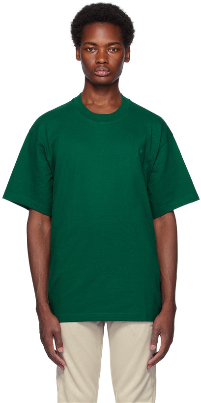 Photo: adidas Originals Green Embroidered T-Shirt