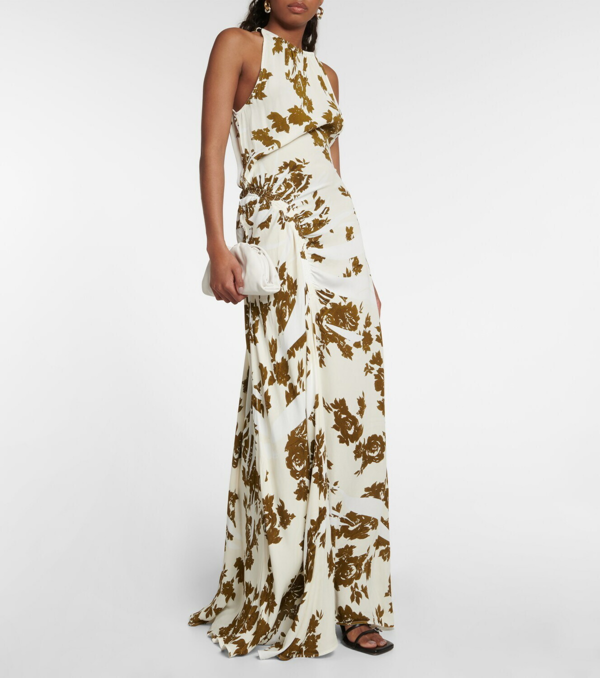 Proenza Schouler - Ruched floral midi dress Proenza Schouler