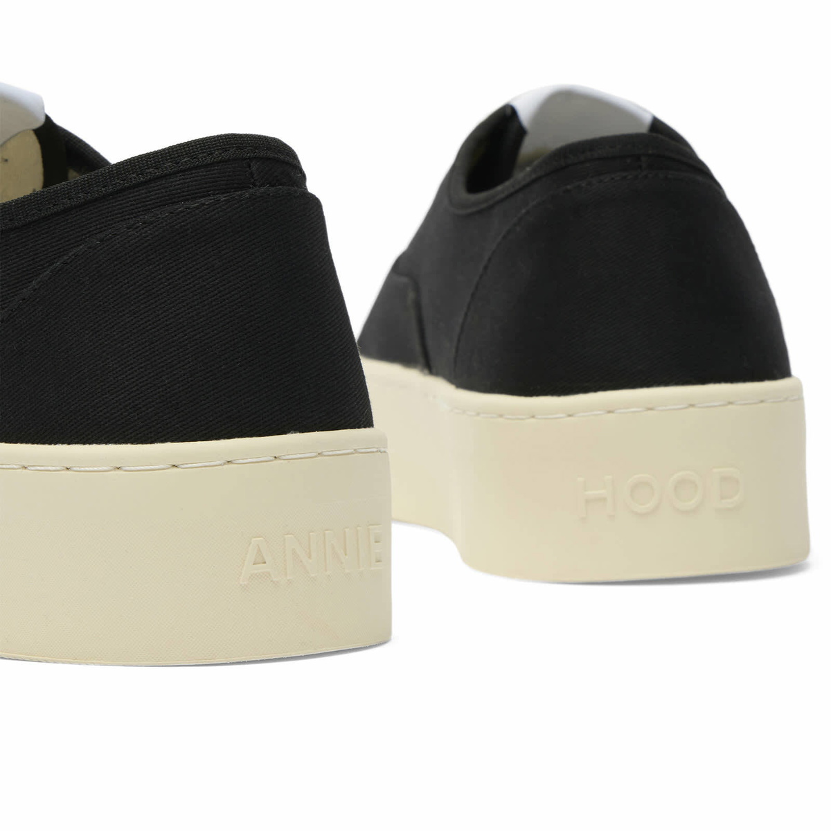 ANNIE HOOD Men's Hood Lace Up Sneaker in Black