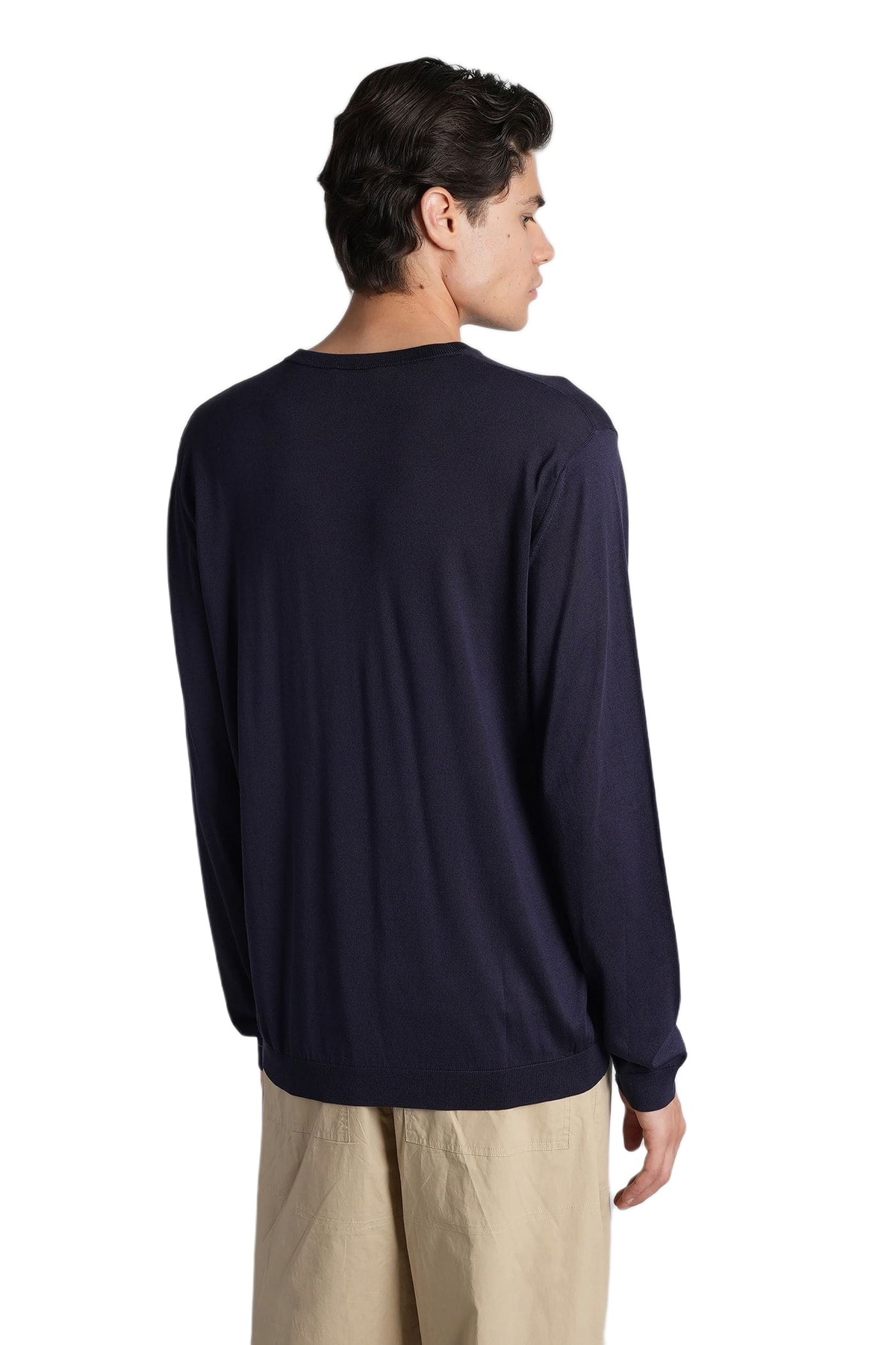 Roberto Collina Knitwear In Blue Silk