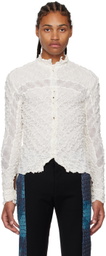 PONDER.ER SSENSE Exclusive White Hug Shirt