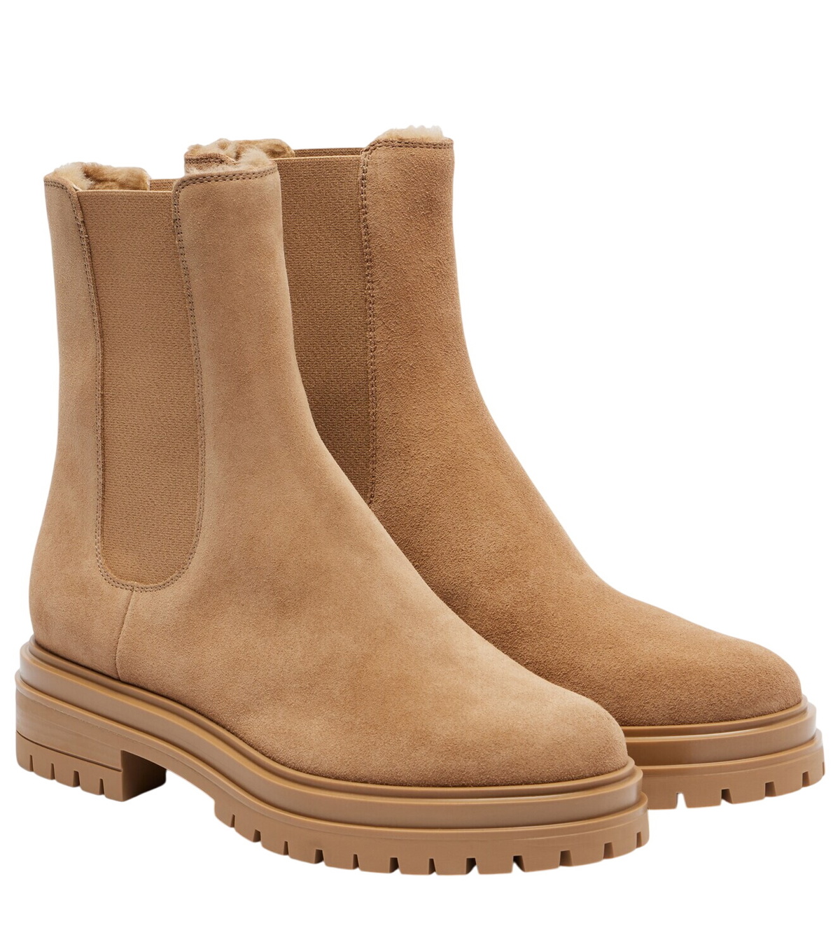 GIANVITO ROSSI - 70mm Denver Suede Cowboy Boots Gianvito Rossi