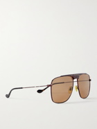 GUCCI - Aviator-Style Tortoiseshell Metal Sunglasses - Tortoiseshell