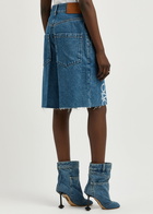 Loewe Anagram Denim Shorts