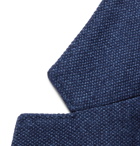Loro Piana - Unstructured Birdseye Cashmere and Silk-Blend Blazer - Blue