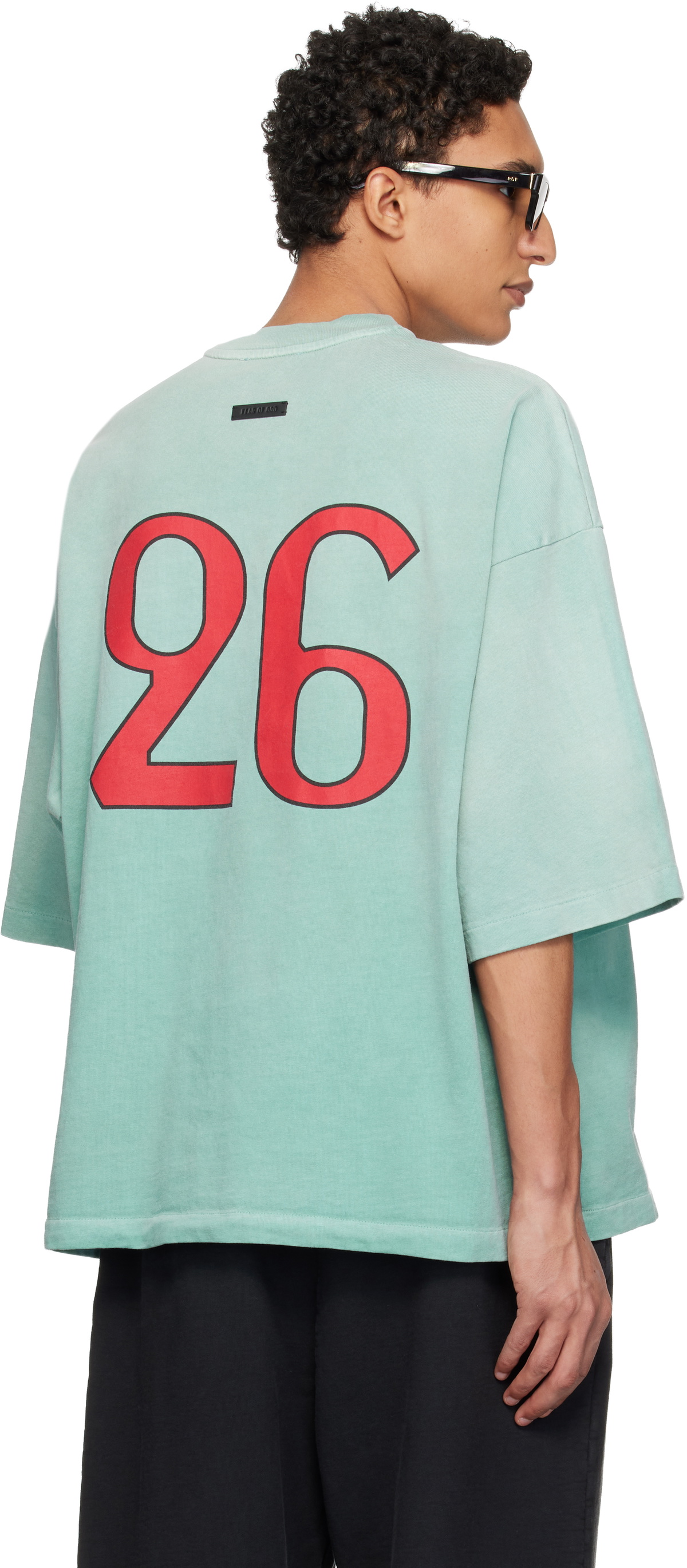 Fear of God Blue 'Fear Of God 26' T-shirt