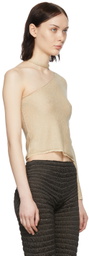 Gauntlett Cheng Gold Cupro T-Shirt