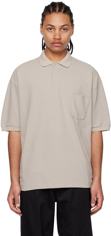 Photo: Nanamica Taupe H/S Polo