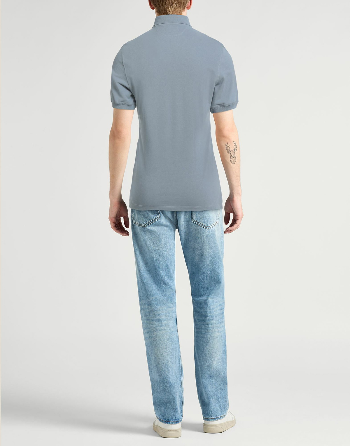 Brunello Cucinelli Mens Polo shirt Light in Blue