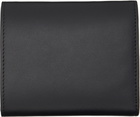 Maison Kitsuné Black 'Maison Kitsuné Paris' Trifold Wallet