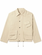 Stòffa - Linen-Twill Blouson Jacket - Neutrals