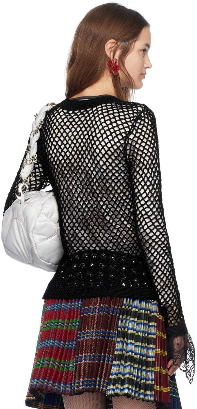 Chopova Lowena Black Net Cardigan Chopova Lowena