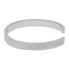 Maison Margiela Silver Bangle Bracelet