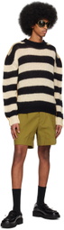 Connor McKnight Khaki Pleated Shorts