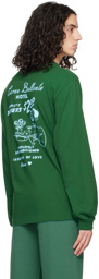 Carne Bollente Green 'The Carne Love Hotel' Long Sleeve T-Shirt