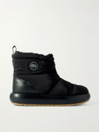 Canada Goose - Pender Logo-Appliquéd Quilted Shell Boots - Black