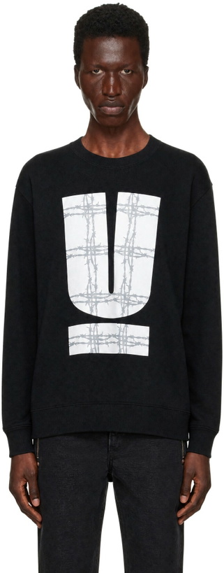 Photo: UNDERCOVER Black UC2F4892-3 Sweatshirt