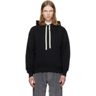 Jil Sander Black Cotton Hoodie