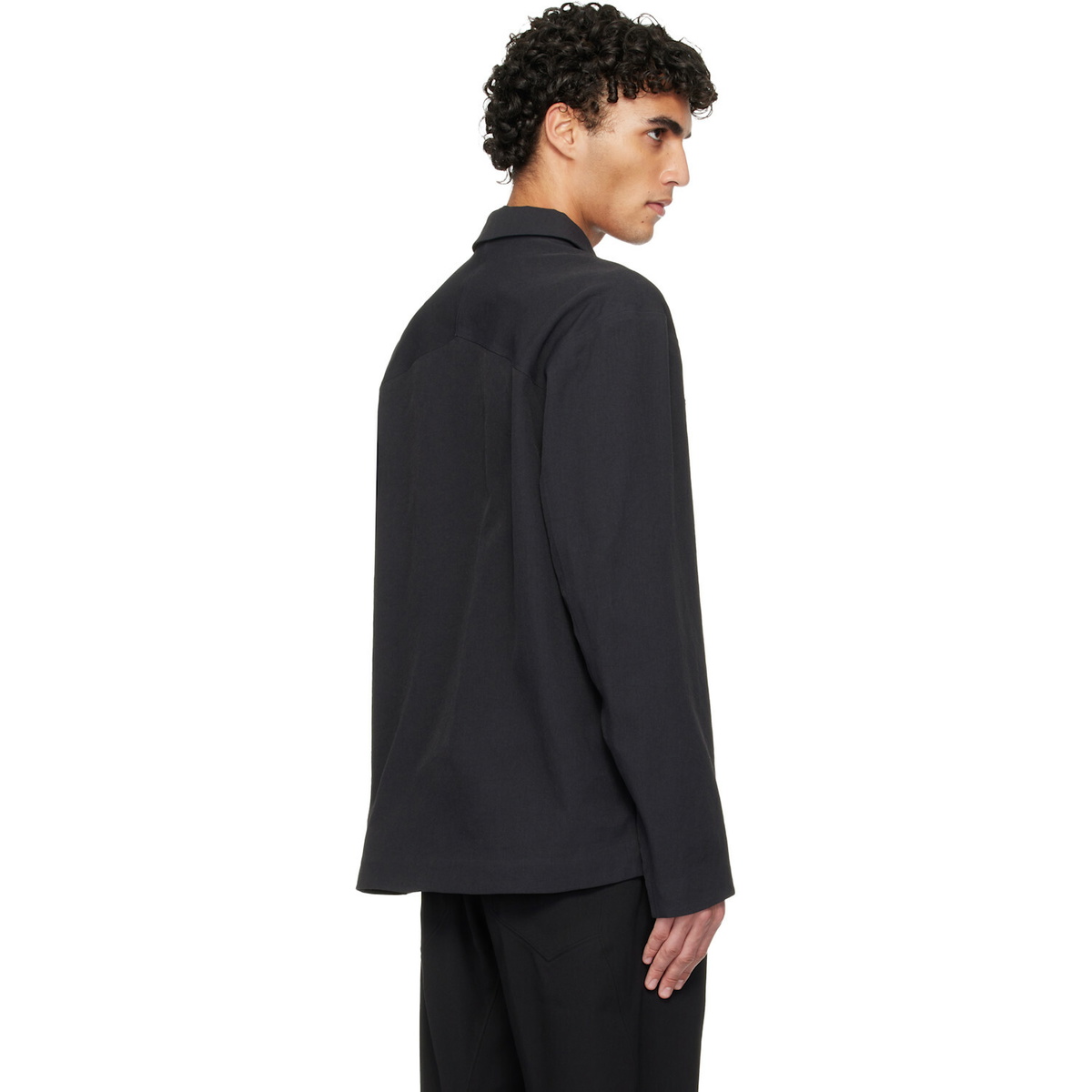 Veilance Black Mionn Softshell Overshirt