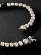 PATTARAPHAN - Tri Anya Baby Cycle 14-Karat White Gold Onyx Bracelet