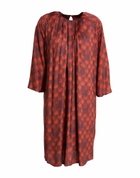 Manila Grace Womens Mini dress Rust