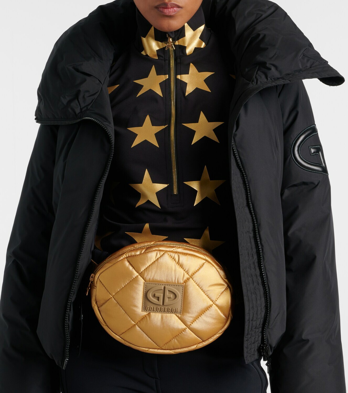 Goldbergh French Small quilted belt bag