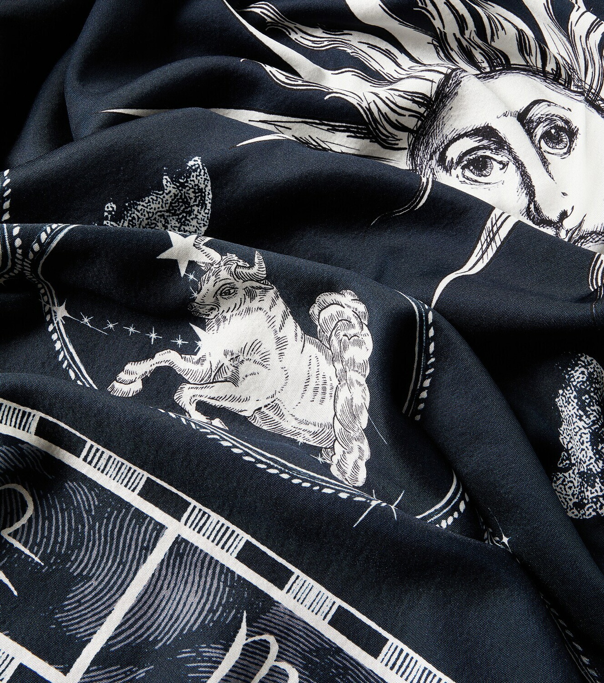 Dolce&Gabbana Casa Zodiaco silk and wool blanket