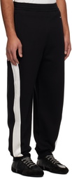 Givenchy Black Open Seam Contrast Sweatpants