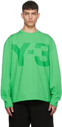 Y-3 Green Cotton Sweatshirt