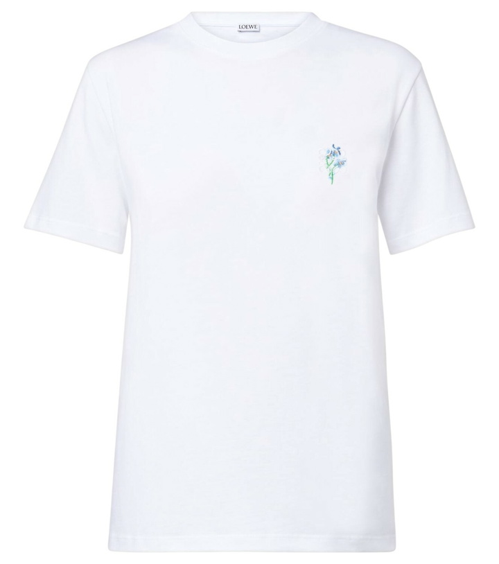 Photo: Loewe Embroidered cotton T-shirt