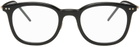 YUICHI TOYAMA. Black Nadekaku Optical Glasses