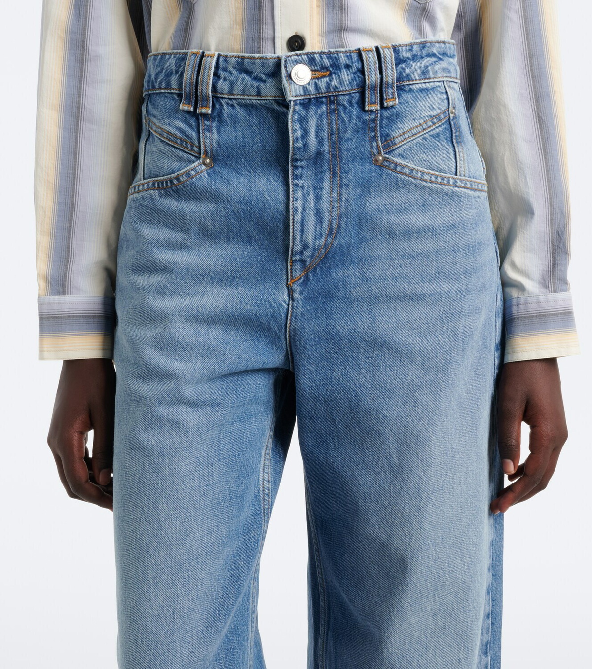 Isabel Marant Lemony wide-leg jeans