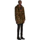 Stolen Girlfriends Club Brown and Black Leopard Viper Room Coat