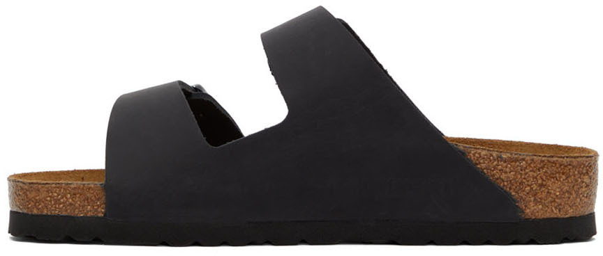 Birkenstock Black Regular Arizona Sandals Birkenstock