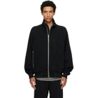 Rick Owens Black Tower Zipfront Jogger Track Jacket